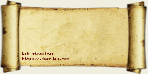 Jasna Jačović vizit kartica